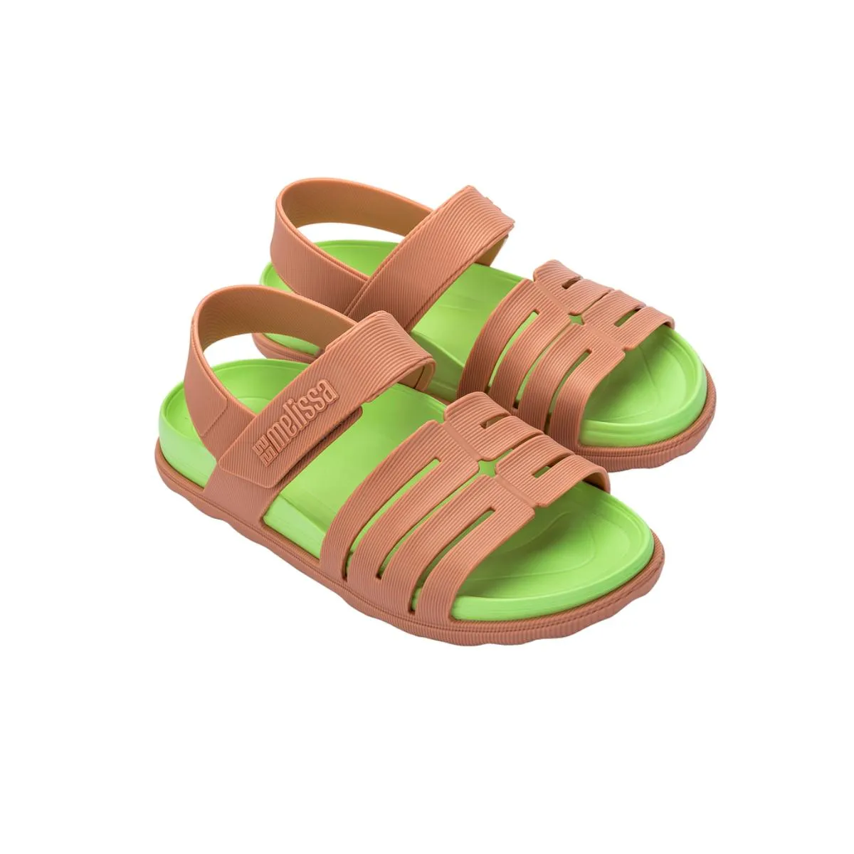 Melissa Kaiteki Sandal Ad Sandal Flat Wanita - Brown/Green